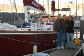 Kate & David visiting the day before we left RPAYC