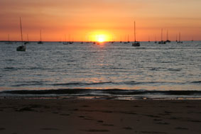 Sunset over Fannie Bay