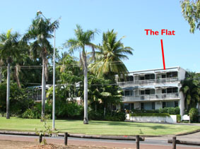 The Flat where Peter spent several weeks lying flat on his back