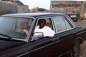 The Agent - and in by far the best car in Suakin